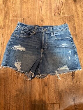 Old Navy Distressed Blue Denim Cutoff Shorts